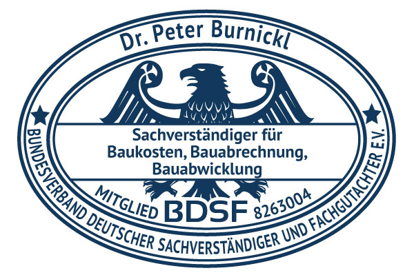 BDSF Sachverständiger für Baukosten, Bauabrechnung, Bauabwicklung